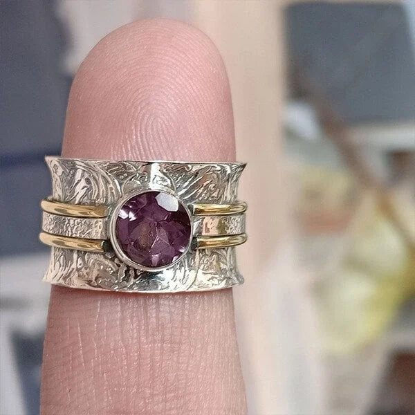 Boho Crystal Harmony Ring