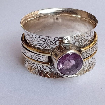 Boho Crystal Harmony Ring