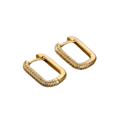 Valerie | Square and Circular Earrings