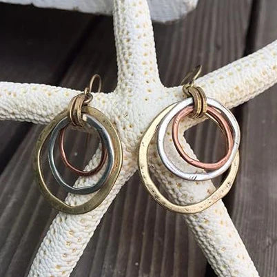Vintage Gold and Silver Earrings