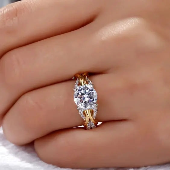 Crystal Shine Vintage Ring